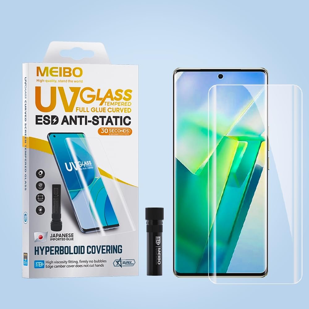 MEIBO UV Tempered Glass for Realme & Redmi – Multi-Model Compatible | Pack of 1